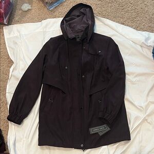 Women's Black Hooded Jacket